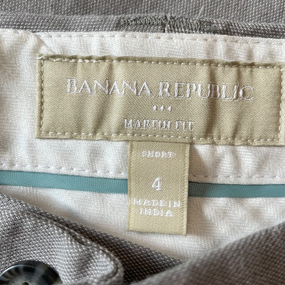 Banana Republic Greige Martin Wide Leg Pants  - 4 Short - Picture 4 of 9